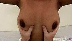 tiny latina 18yo's big natural boobs bounce wildly in first-time casting gyno fuck!