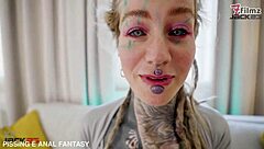 Monster cocks destroy ass in brutal 3-on-1 DP DAP pounding