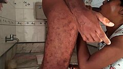 cute indian college girl fucked hard in bathroom by neighbor