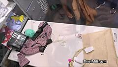 curvy milf desk fucked hard stealing dress backstage