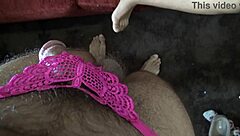 Mature milf's hairy pussy drenched in hot cumshot