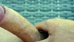 i stroke hard and cum all over my belly