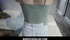 homeschooled 18yo eliza eves discovers her first huge throbbing cock