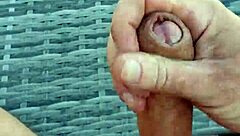 i stroke hard and cum all over my belly