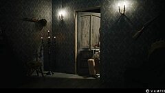 asian bbw trapped by brunette vamp in hotel, submit now