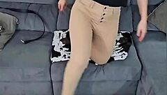 hey, watch sophie the sexy milf's playful striptease