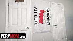 hot latina milf catches guy jerking to her panties