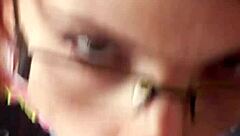 Karla Rose gives wet sloppy deepthroat POV blowjob with condom