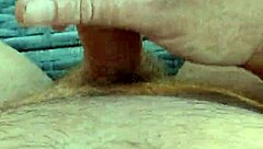 i stroke hard and cum all over my belly