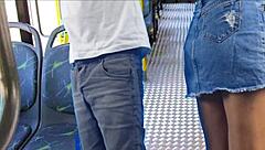 Japanese Crossdresser Fucked Hardcore Public Bus Encoxada