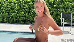 wanna watch lily phillips ride monster cock in backyard?