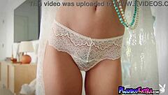 Skinny big-titted kimmy granger strips nude seductively