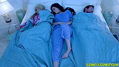 Savannah Sixx Slobs Stepdad's Huge Cock