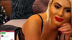 Blonde Mommy Moans Wild for Petite Pussy Webcam Thrills!