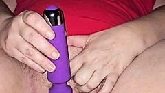 Solo Milf Plays with Big Pink Pussy to Climax