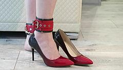 bondage legs dip feet classic heels play
