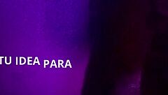 Emo Goth Chick Masturbates with Controller Cameltoe