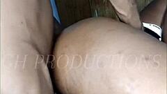 Black Teen Slut Craves Hardest Backshots Wet Pussy!