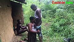 Young amateur milf rides big black cock creampie explosion