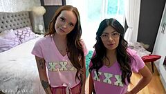 Desperate Sorority Sluts Beg for Mercy with Cami Strella Chloe Foxxe Lev Lieben