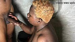 A passionate couple enjoys intimate sex inside the steamy bathroom