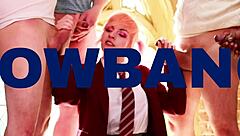 18 Year Old Chubby Blonde Creampie Christmas Lingerie Orgasm