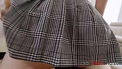 Latina teen blows mature cock taboo style