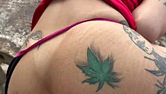 Beach Putaria Turns into Assfucking Facial for Tanned Slut!