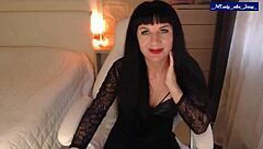 Mlady Jessy Fingers Pussy Vibes Clit in Sexy Red Lingerie