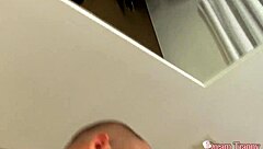 Ts Bruninha Gulps Cum After Ass Pounding