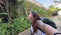 hey safada brazilian flashing europe adventure