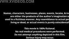 Freshman Michelle Anderson hits mandatory orgasm on boyfriend's Hitachi vibrator backstage.