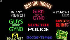 Freshman Michelle Anderson hits mandatory orgasm on boyfriend's Hitachi vibrator backstage.