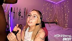 hey white bitch shakes huge ass on that monster bbc