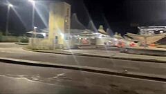 wife cheats beachside doggystyle cumshot on husband's friend