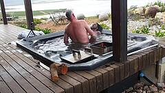 early morning, can't resist milf's juicy interracial pussy orgasm drip?