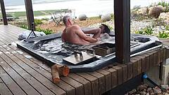 early morning, can't resist milf's juicy interracial pussy orgasm drip?