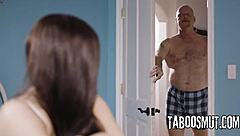 hot brunette teen blows and rides stepdad cock deepthroat doggystyle jojo kiss