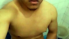 Cumshot Explodes as Teen Masturbates Wildly!