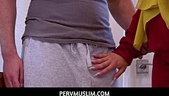 Sexy Muslim Kira Perez Seduced by Trainer in Steamy Session