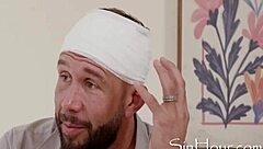 Hey anal threesome pounding huge asses with blondes