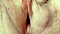 Mature milf closeup pussy fingering masturbation with dirty talk orgasm