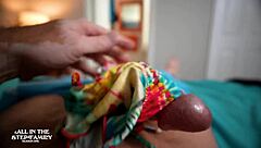 Bikini stepmom tan lines make me cum with handjob pov taboo