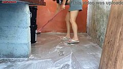 hot maid grabs my cock and rides hard