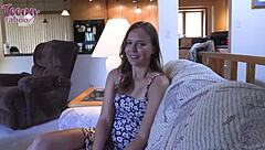 stella sedona, nasty college slut begs seth's cum in womb?