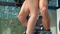 hidden cam argentine hottie sucks cock gym sneaky latina fitness spy