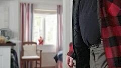 old man chris rips clothes off strippin with dirty talk