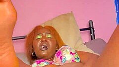 Beautiful wet pussy creams during intense solo play