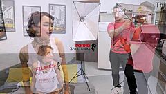 Tanned Brazilian Annie's Skinny Ass Photoshoot Tease