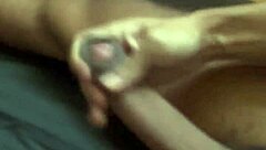 jerking my massive brazilian monster cock feels so intense